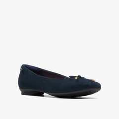 Candra Light Navy Suede