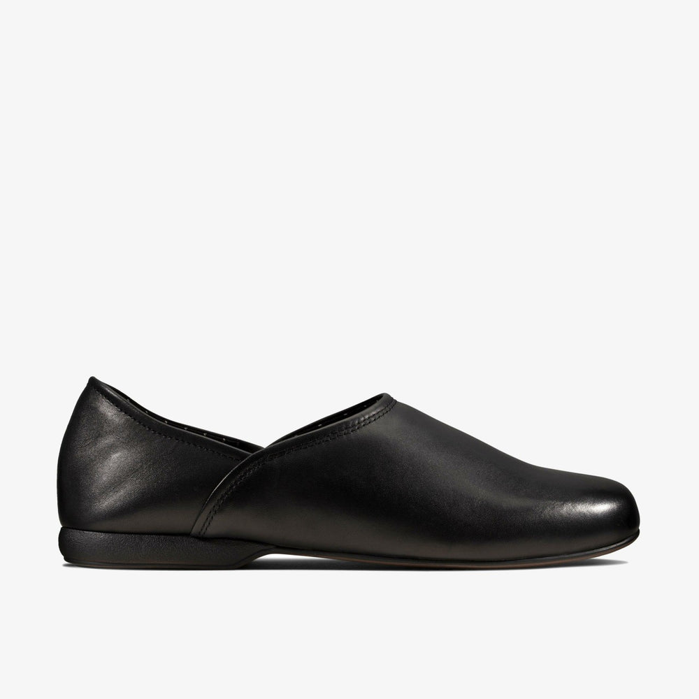 Harston Elite Slipper Black Leather