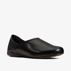 Harston Elite Slipper Black Leather