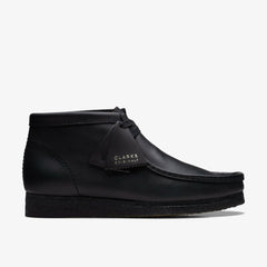 Wallabee Boot Black Leather