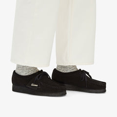 Wallabee Black Suede