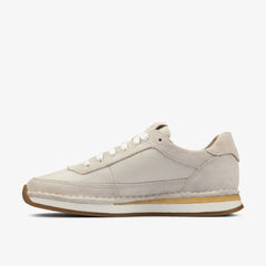 Craft Run Lace White Suede