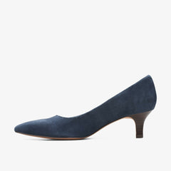 Shondrah Jade Navy Suede