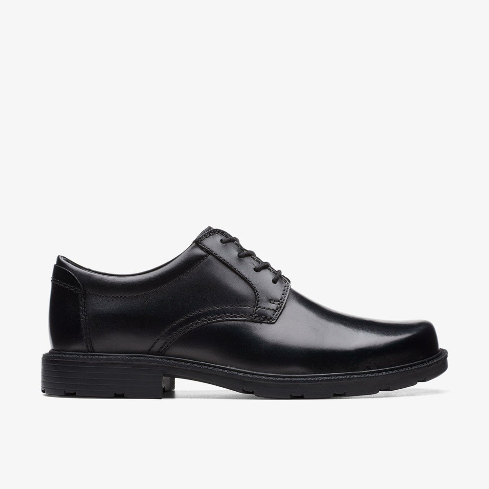 Kerton Lace Black Leather