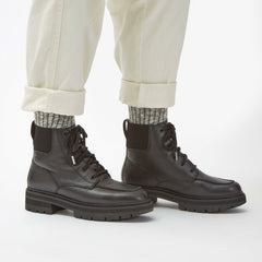 Orianna Mid Black Warmlined Leather