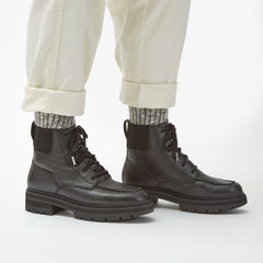 Orianna Mid Black Warmlined Leather