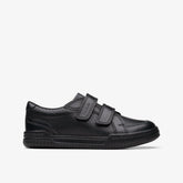 Fawn Strap Kid Black Leather
