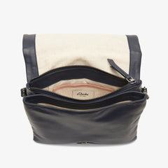 Treen Medium Navy Leather