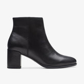 Freva 55 Zip Ankle Boot Black Leather