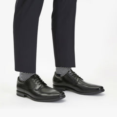 Howard Over Black Leather