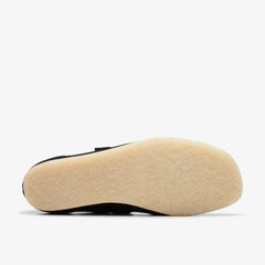 Wallabee T Bar Black Suede