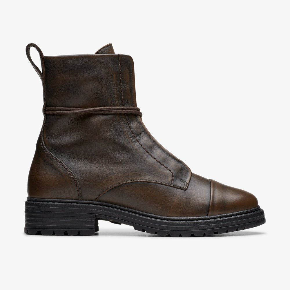 Rixley Lace Dark Brown Leather