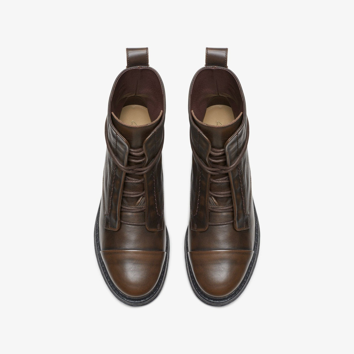 Rixley Lace Dark Brown Leather