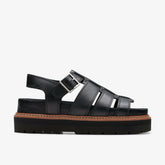 Orianna Twist Black Leather