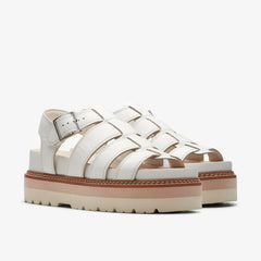 Orianna Twist Off White Leather