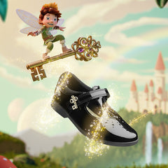 Lock Shine Kid Black Patent