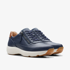 Tivoli Zip Navy Leather