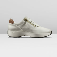 Tivoli Zip Off White Leather
