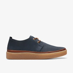 Clarkwood Low Navy Nubuck