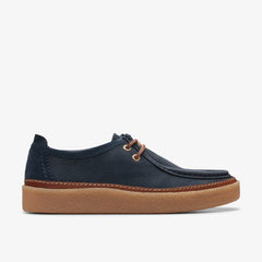Clarkwood Moc Navy Nubuck