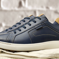 Mapstone Lace Navy Leather