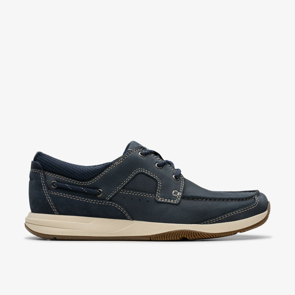 Sailview Lace Navy Nubuck