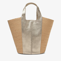 Summery Large Champagne Leather