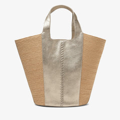 Summery Large Champagne Leather