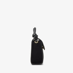 Roslyn Ritzy Black Suede