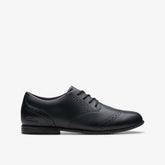 Finja Brogue Older Black Leather