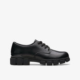 Evyn Lace Kid Black Leather