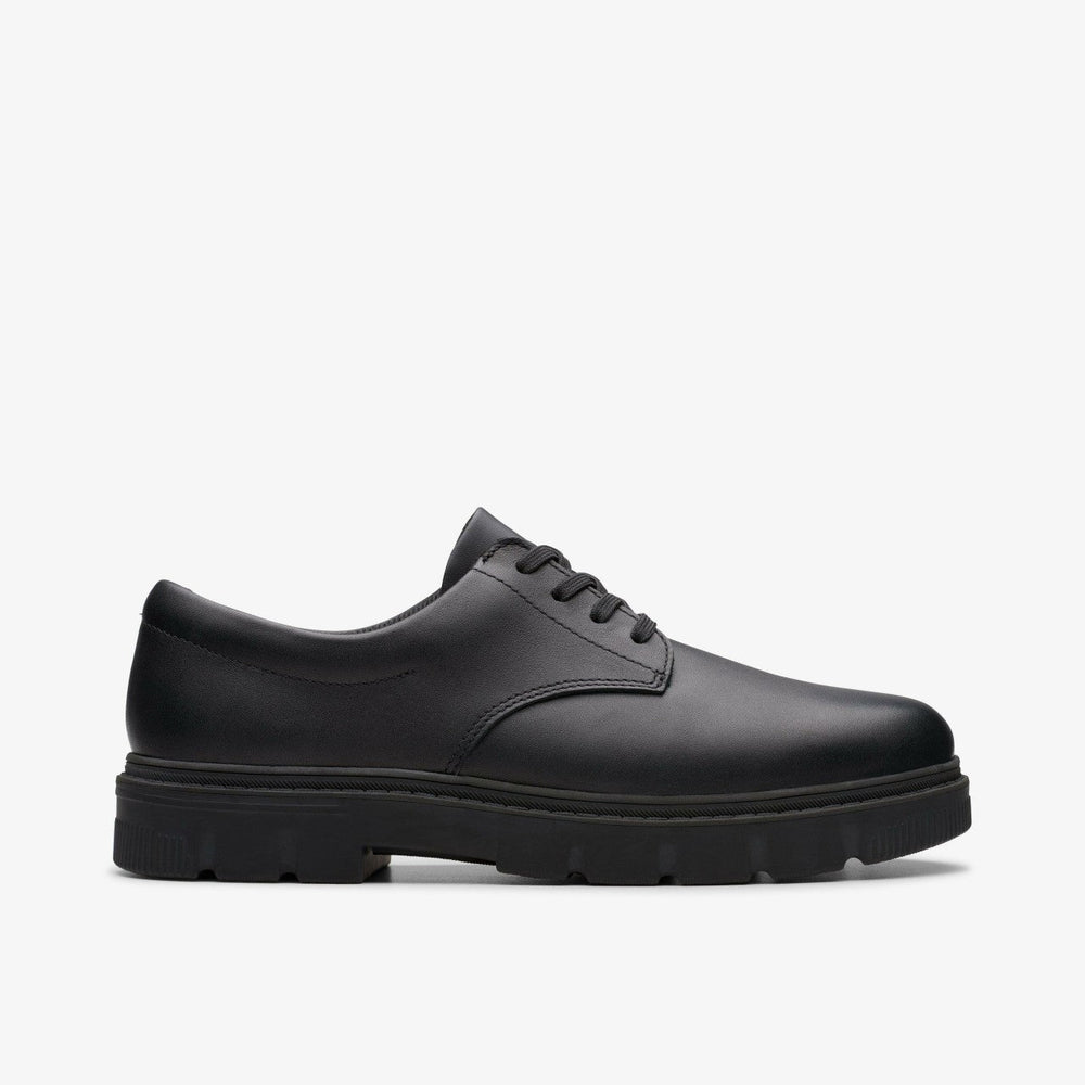 Lorcam Loop Youth Black Leather