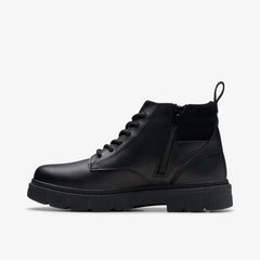 Lorcam Trail Youth Black Leather