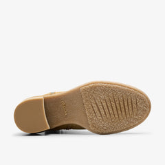 Cassiano Zip Ankle Boot Light Tan Suede