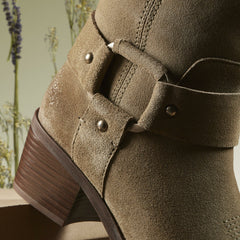 Morzine Rise Dark Sand Suede