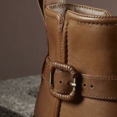 Chamberly Trim Mid Tan Leather