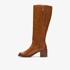 Chamberly Up Mid Tan Leather