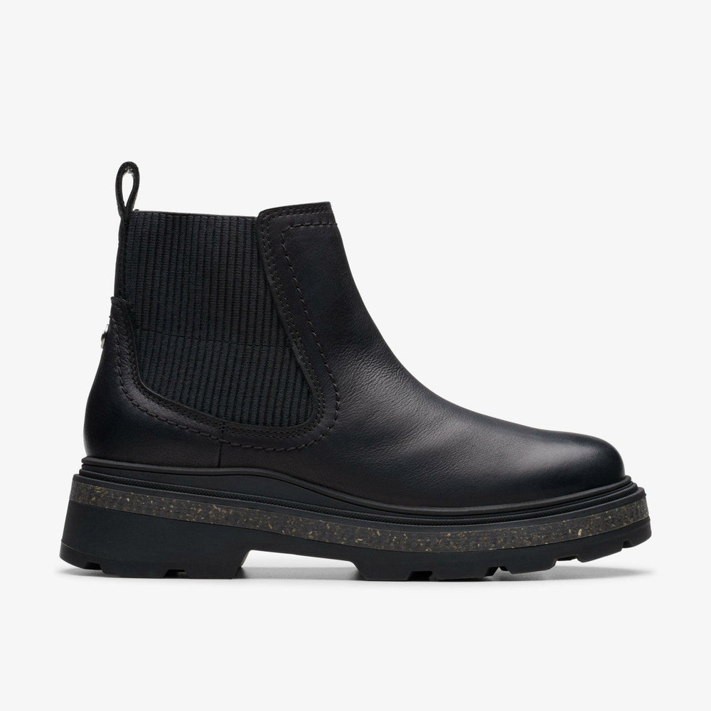 Hencroft Step Waterproof Black Leather