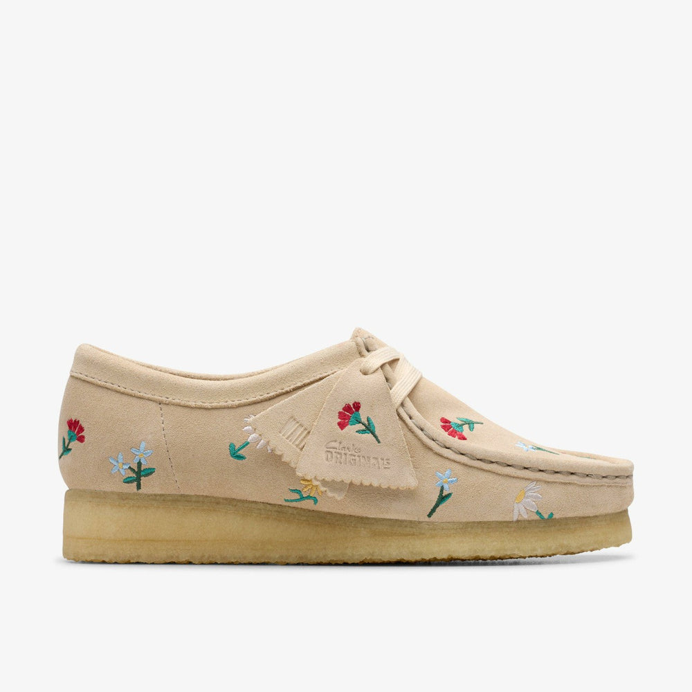 Wallabee Taupe Embroidery