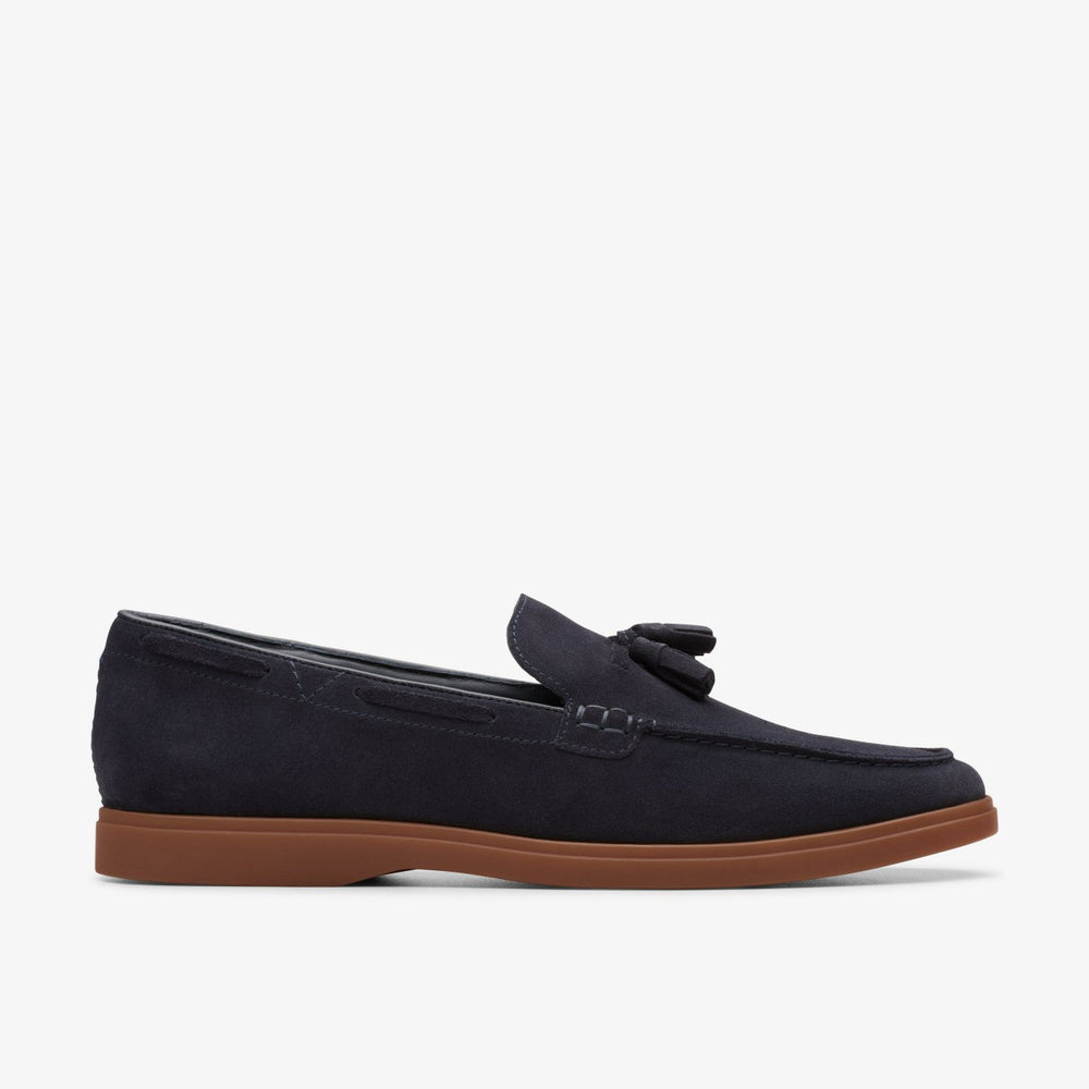 Torford Tassel Navy Suede