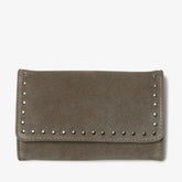 Roslyn Utility Dark Grey Suede