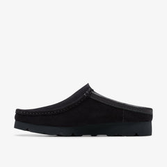 Wallabee Slip Black Suede