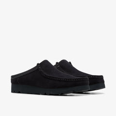 Wallabee Slip Black Suede