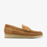 Wallabee Loafer Weave Tan Suede