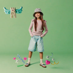 Foxing Vibe Kid Ecru Canvas