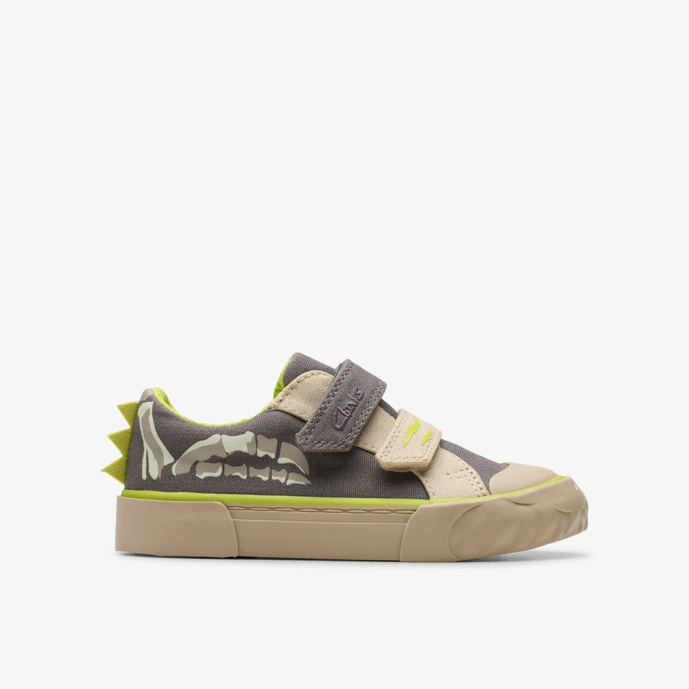 Foxing Stomp Toddler Grey Canvas