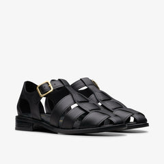 Hana Sun Black Leather