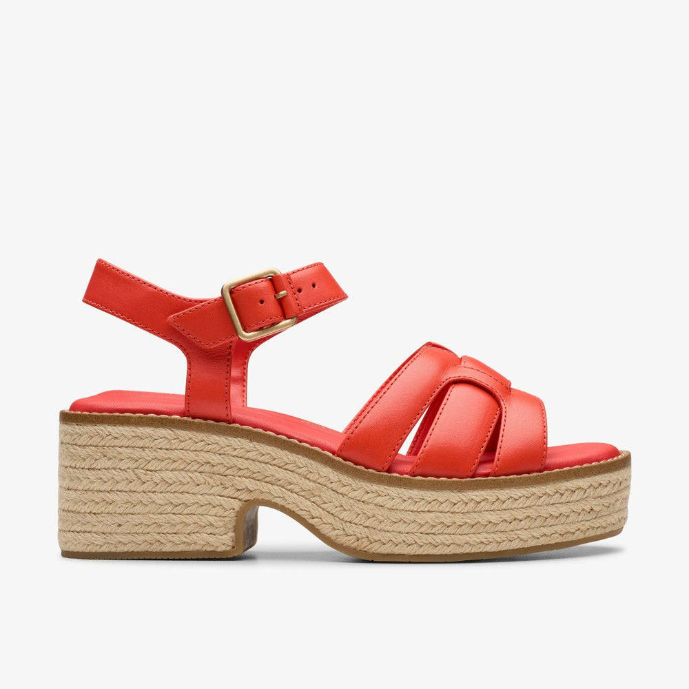 Coledale Strap Bright Red Leather