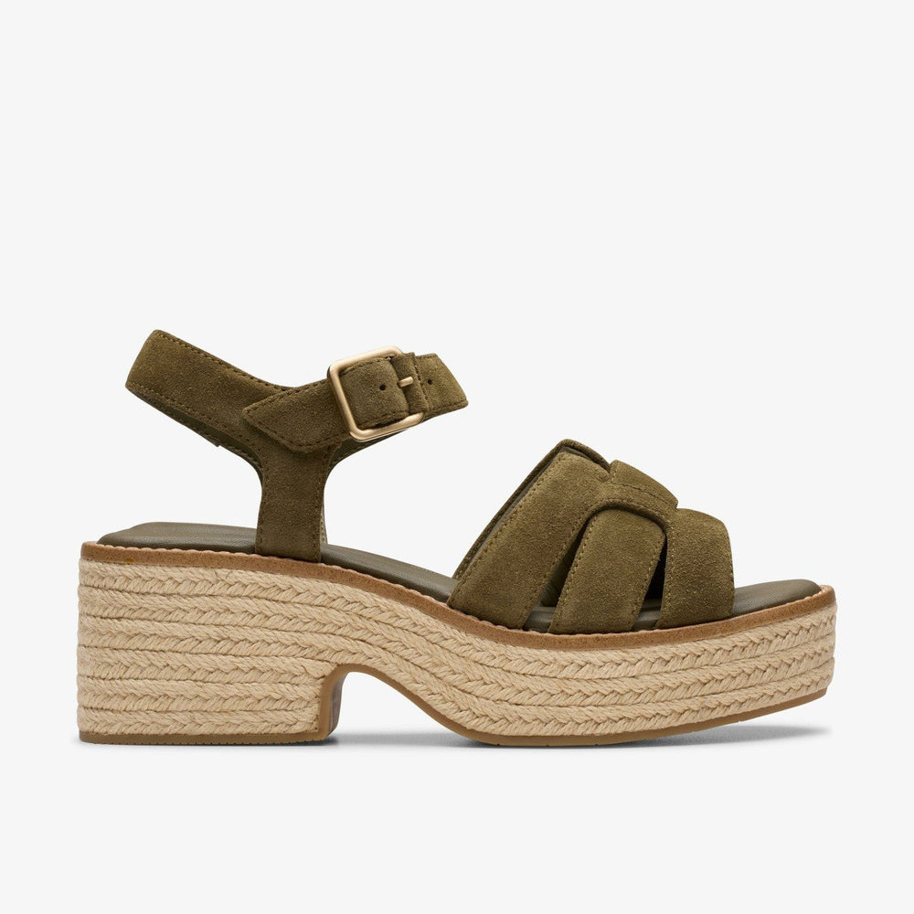 Coledale Strap Dark Olive Suede