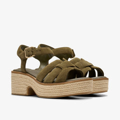 Coledale Strap Dark Olive Suede